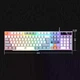 Клавіатура провідна RAIKU K-26 з RGB-підсвічуванням USB Grey-Black — ігрова мембранна клавіатура на 104 клавіші для ПК і ноутбука - зображення 5