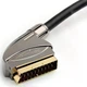 Компонентный видеокабель SCART-SCART RGB 1 метр металлический черный корпус модель 1T-VC26-01 Ø9.9 мм - изображение 4
