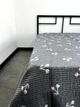 Покривало з мусліну двостороннє євро 200х230 Colorful Home 100% бавовна вишня темно-сірий - зображення 3