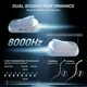 Бездротова миша ATTACK SHARK V8 42000 DPI PAW3950MAX Nordic 54L15 8K Біла - изображение 6