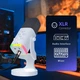 Динамический микрофон XLR/USB для игр, стриминга,пения и подкастинга с RGB подсветкой - изображение 3