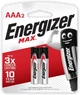 Батарейка Energizer AAA LR03 Alkaline 2 штуки - зображення 1