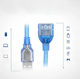 Кабель подовжувач USB 2.0 AM/AF екранований з фільтром 5 метрів Blue - зображення 4