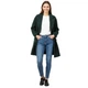 Пальто жіноче ZARA елегантне двобортне зелене M 8073/260/501 (M) - зображення 3