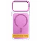 Чохол TPU+PC Jewel Sparkle with MagSafe для Apple iPhone 17 (6.3") Pink Ruby - зображення 1