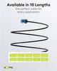 Патч-корд Goobay RJ45 UTP6a 7.5m patch Slim Ultra Flexi PoE+ Cu чорний(75.07.4240) - зображення 7