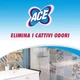 Спрей - мус обезжириватель с отбеливателем для ванны, WC и дома ACE SPRAY FORMULA IGIENIZZANTE BAGNO CON CANDEGGINA 750 мл - изображение 6