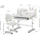 Комплект стіл + стілець + полиця Mealux BD-29 Panda XL Grey (BD-29 G) Сірий - изображение 5