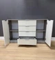 Комод Standart 4+2 Бетон/Білий 1254x800x345 мм. - изображение 4