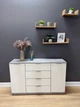 Комод Standart 4+2 Бетон/Білий 1254x800x345 мм. - изображение 8