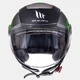 Мотошолом MT Helmets City Eleven Tron Matt Black Fluor Green S - зображення 3