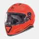 Мотошолом MT Helmets Thunder 3 SV SOLID Gloss Fluor Orange XL - зображення 2