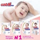 Дитячі підгузки 96 шт Goo.N Plus розмір 4 L (9-14 кг) Дитячі одноразові підгузники з індикатором вологи та захистом від протікань Памперси для дітей - зображення 15
