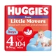Детские подгузники-трусики Huggies Little Movers Pants для мальчиков размер 4 (9-14 кг) 104 шт - изображение 1