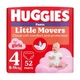 Детские подгузники-трусики Huggies Little Movers Pants для девочек, размер 4 (9-14 кг), 52 шт Детские одноразовые подгузники Pants с индикатором влаги и сухостью до 12 часов Памперсы трусиками пантс для детей - изображение 1