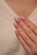 Серьга для хеликса из белого золота Золотое сердце (з40104) - изображение 5