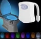 LED-підсвітка для унітаза з датчиком руху. Підсвітка для унітаза туалету 8 кольорів. - зображення 1