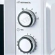 Белая микроволновая печь Grunhelm 20MX711-W с механическим управлением Отдельностоящая СВ-печь 700Вт Микроволновка на 20л 6 режимов работы - изображение 6