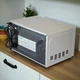 Современная микроволновая печь GRUNHELM 20MX921-S серого цвета Микроволновая печь 700Вт на 5 режимов работы Микроволновка 20л - изображение 3