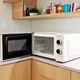 Микроволновая печь 20 л Grunhelm 20MX707-W белая с механическим управлением Микроволновка с функцией разморозки компактных размеров - изображение 5