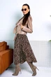 Жіноча косуха з еко-шкіри асиметричного крою з блискавкою Seventeen L-XL Бежевий (2000000164694) - изображение 2