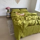 Комплект постельного белья Ell Home (турецкий ранфорс) Фисташка евро 4 нав 50/70 на резинке 160/200/35 - изображение 5