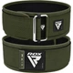 Пояс для тяжелой атлетики RDX RX1 Weight Lifting Belt Army Green S - изображение 2