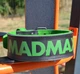 Пояс для важкої атлетики MadMax MFB-302 Quick Release Belt шкіряний Black/Green M - зображення 3