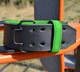 Пояс для важкої атлетики MadMax MFB-302 Quick Release Belt шкіряний Black/Green M - зображення 5