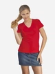 Футболка хлопковая женская Sol's Lady V 11835145 XXL Красная (3660734065743) - изображение 1