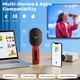 Бездротовий караоке-мікрофон StageSound Stage SingFree 5 в 1, мікрофон для співу, музикальний мікрофон, домашній мікрфон - зображення 5