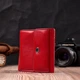Женский кошелек среднего размера из натуральной кожи ST Leather 19496 Красный - изображение 6