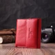 Яркий небольшой женский кошелек с монетницей из натуральной кожи ST Leather 22543 Красный - изображение 6