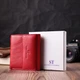 Яркий небольшой женский кошелек с монетницей из натуральной кожи ST Leather 22543 Красный - изображение 8