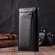 Удобный женский кошелек из натуральной кожи ST Leather 22523 Черный - изображение 8