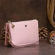 Вместительный клатч на два отделения женский ST Leather 19250 Розовый - изображение 6