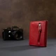 Женский кожаный кошелек GRANDE PELLE 11365 Красный - изображение 6