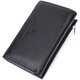 Кожаный женский кошелек в три сложения ST Leather 22488 Черный - изображение 1