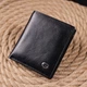 Компактний гаманець із натуральної гладкої шкіри ST Leather 19418 Чорний - зображення 5