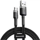 Кабель Baseus Cafule Cable USB to Micro USB 2.4A 0.5м (CAMKLF-AG1) Black - изображение 1