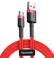 Кабель Baseus Cafule Cable USB to Micro USB 2.4A 1м (CAMKLF-B09) Red - зображення 1