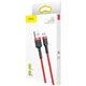 Кабель Baseus Cafule Cable USB to Micro USB 1.5A 2м (CAMKLF-C09) Red - зображення 10