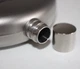 Фляга титанова для алкогольних міцних напоїв Tiartisan titanium 180 мл з титановими чарками 4 шт по 40 мл туристична кругла пляшка подарункова + лійка та чохол - зображення 8