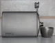 Титанова фляга для алкогольних напоїв Tiartisan titanium 260 мл + чарка на 40 мл туристична прямокутна пляшка подарункова + лійка та чохол - зображення 4