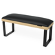 Подставка для маникюра на съемных металлических черных ножках Spenvi Loft Black на коричневой основе - изображение 1