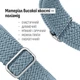 Текстильний Ремінець Bandio для Amazfit GTR 2e Light Blue (44565-0B) - зображення 3