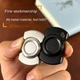 EDC Фіджет іграшка 3в1 спінер магнітний Fidget Toy антістрес клацалка срібний - зображення 2
