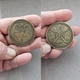 Монета прийняття рішень (Масонські руки та крилатий скелет) бронза - зображення 6