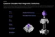 Магнітна бездротова клавіатура K10 HE Special Edition \ Gateron Double-Rail Magnetic Nebula \ White ANSI US - зображення 4