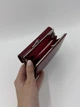 Жіночий гаманець червоний лакований 12×9 см - изображение 4